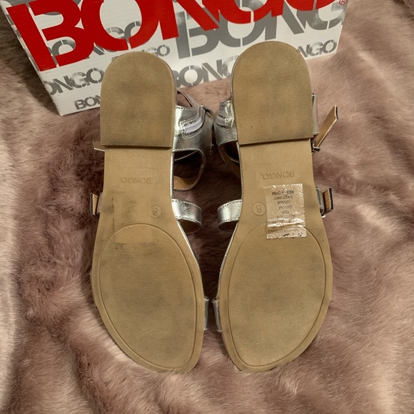 Bongo Silver Gladiator Sandal. Women’s sz 8 (used) - Picture 4 of 5